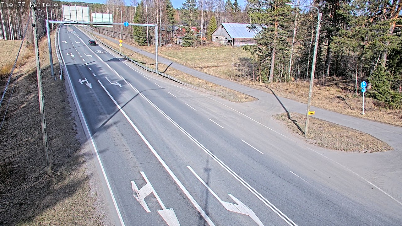 Weather Camera Image Väg 77 Keitele, Keitele, Pohjois-Savo