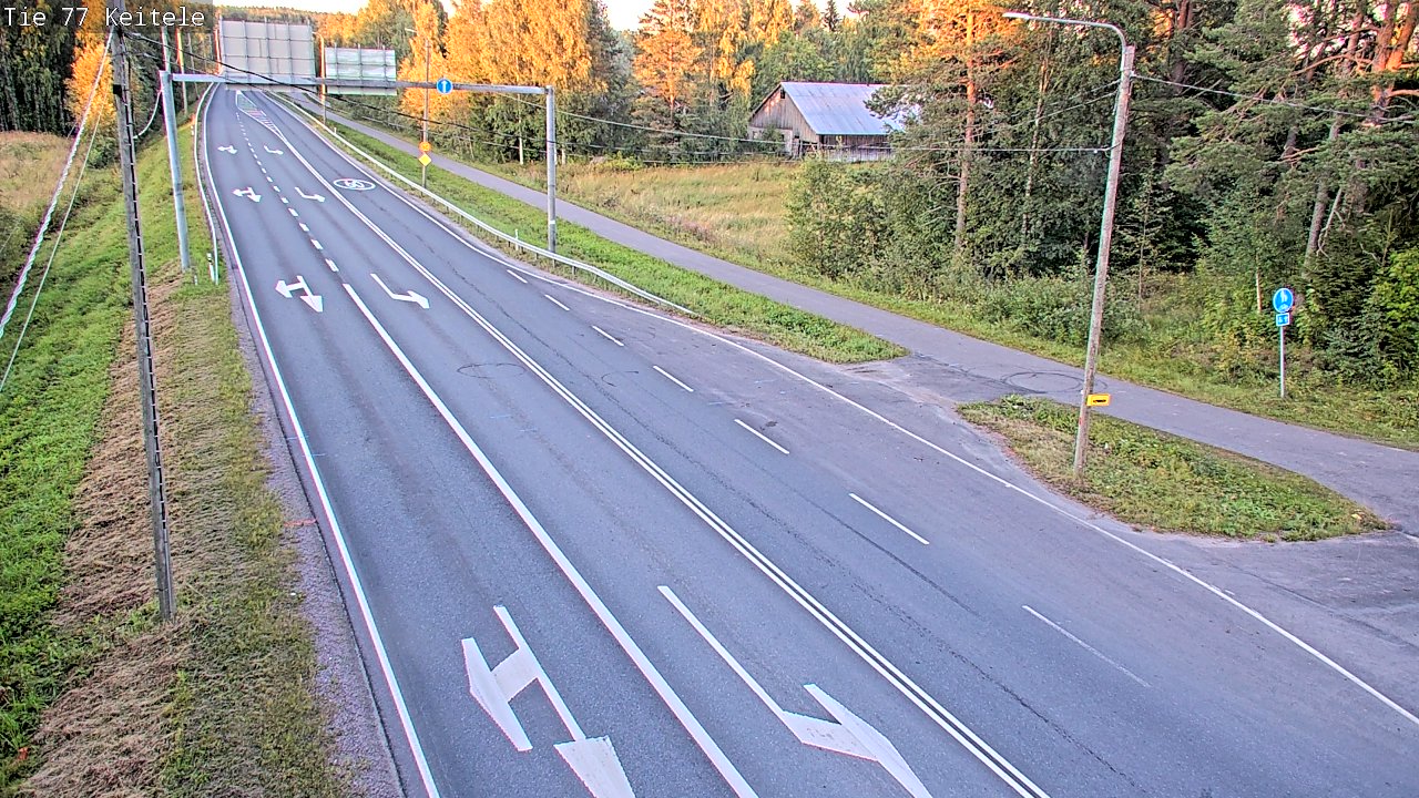 Weather Camera Image Road 77 Keitele, Keitele, Pohjois-Savo