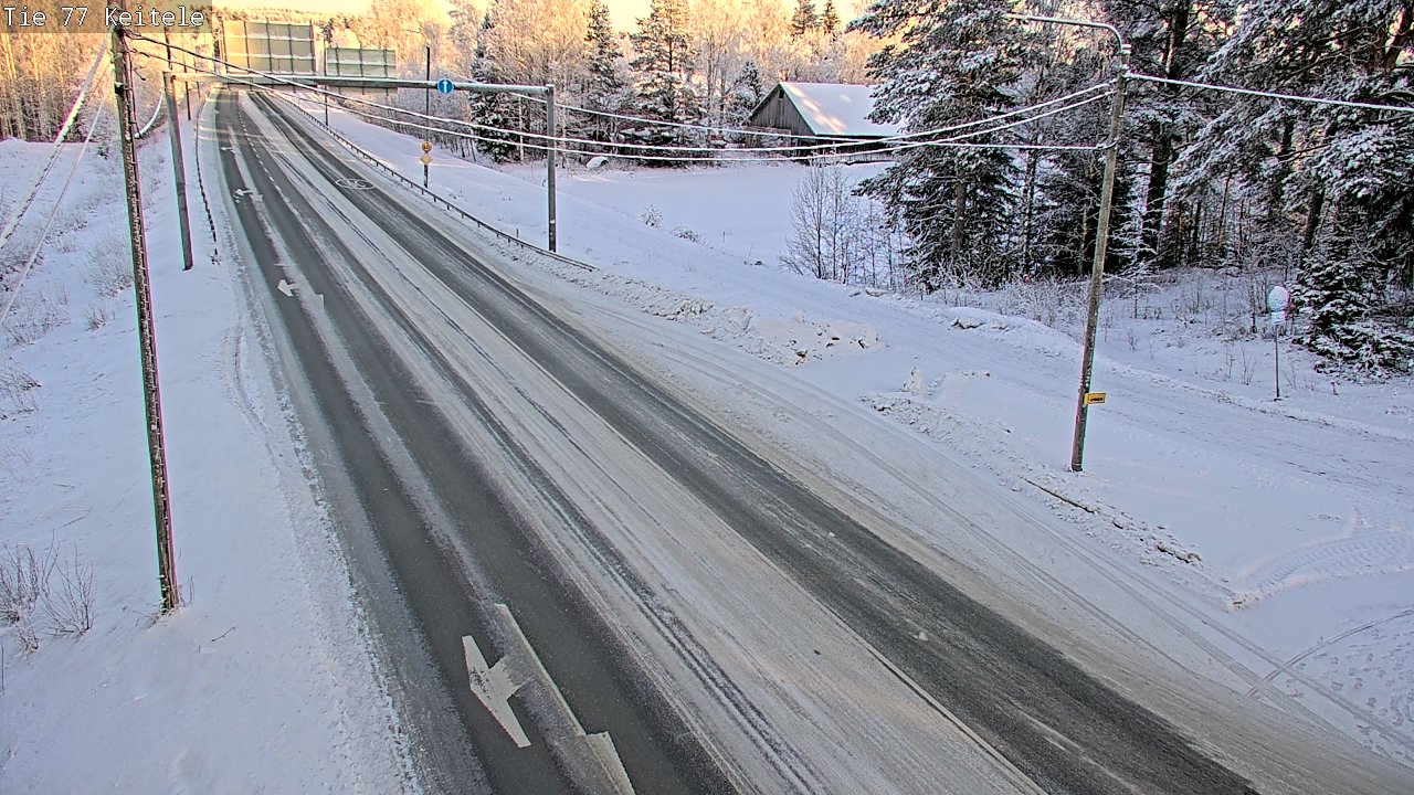 Weather Camera Image Väg 77 Keitele, Keitele, Pohjois-Savo