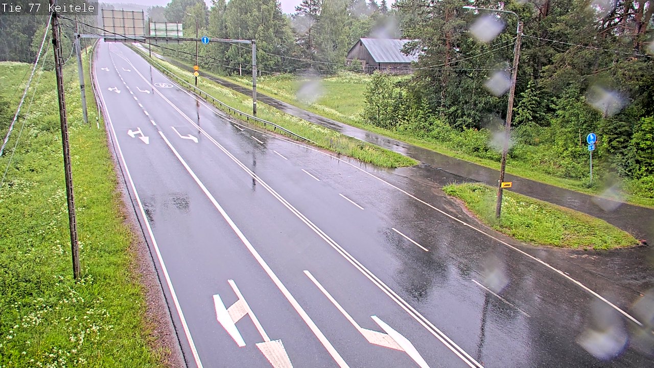 Weather Camera Image Road 77 Keitele, Keitele, Pohjois-Savo