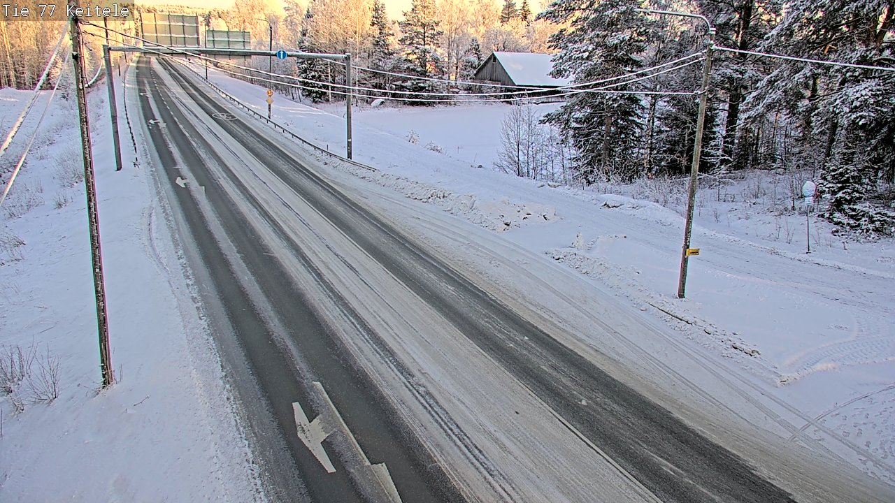 Weather Camera Image Väg 77 Keitele, Keitele, Pohjois-Savo