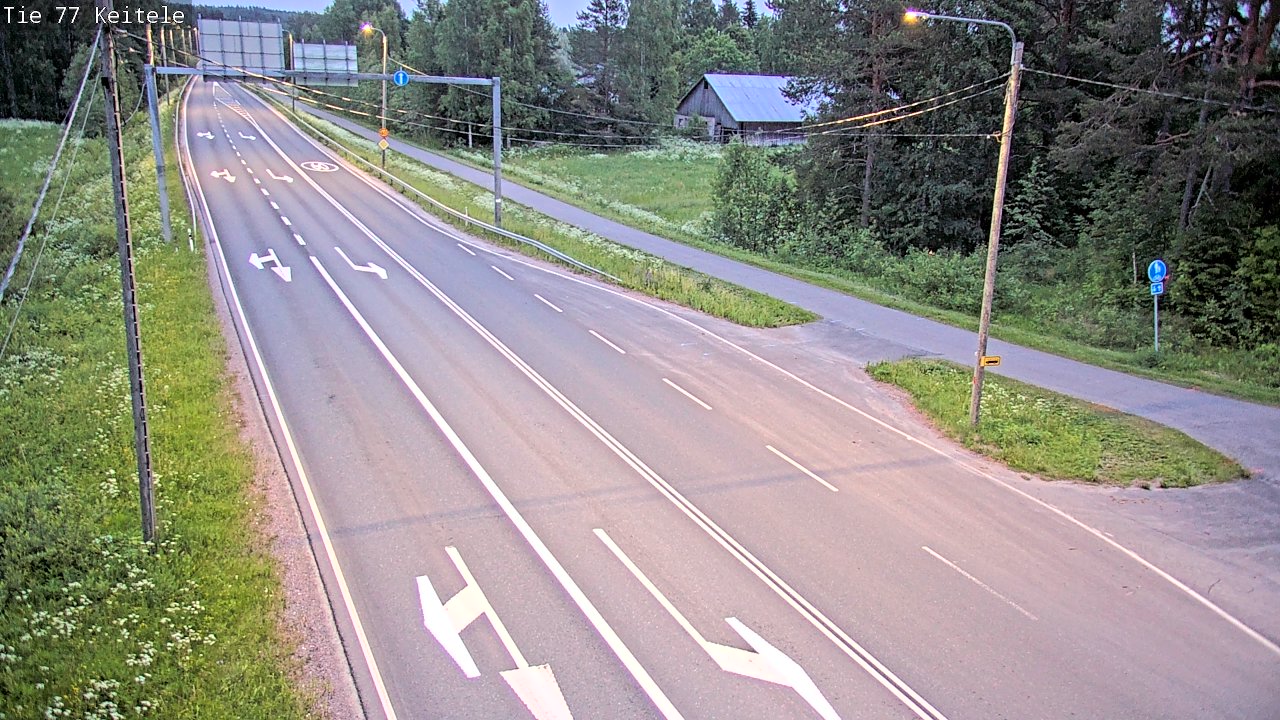Kelikamerat Kuva Tie 77 Keitele, Keitele, Pohjois-Savo