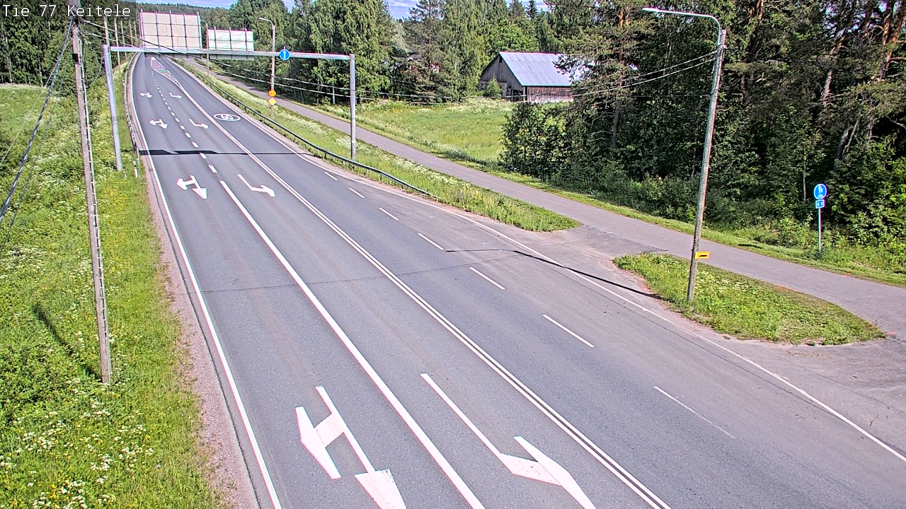 Kelikamerat Kuva Tie 77 Keitele, Keitele, Pohjois-Savo