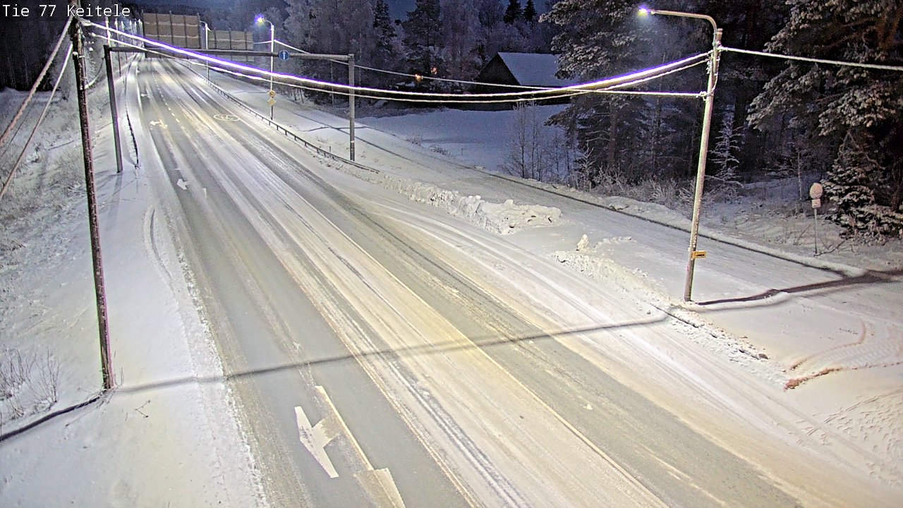 Weather Camera Image Väg 77 Keitele, Keitele, Pohjois-Savo