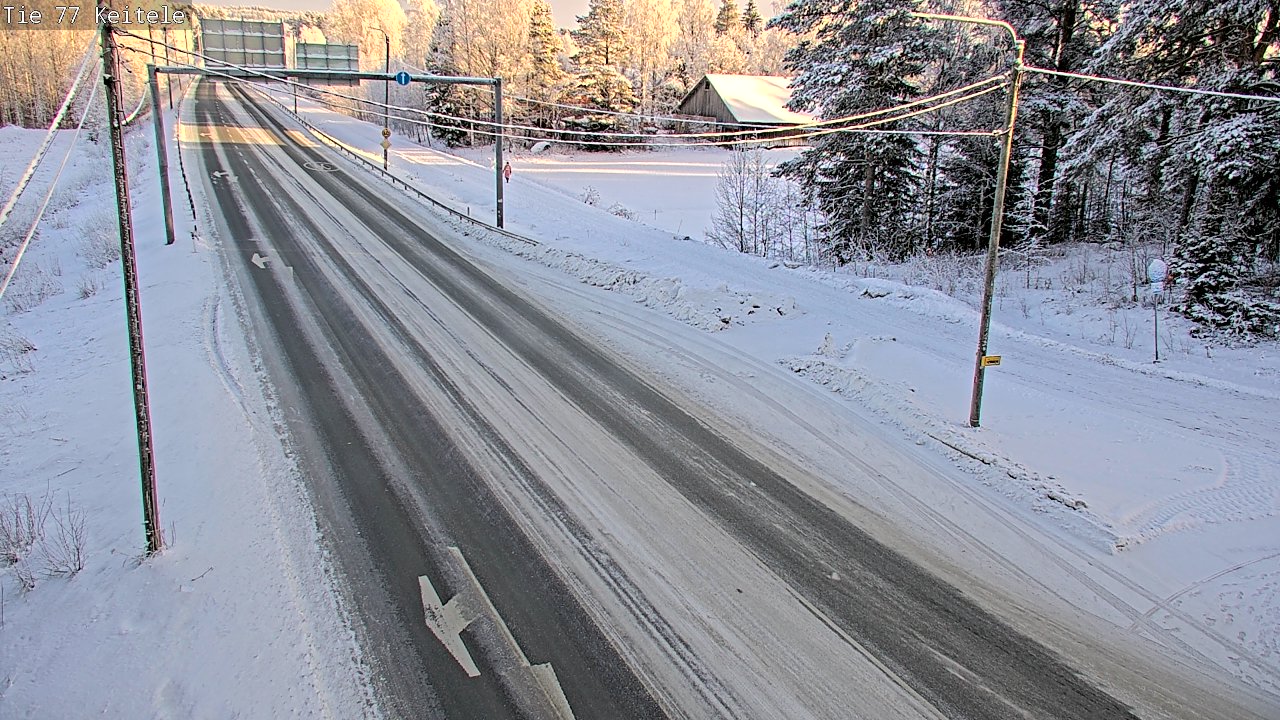 Weather Camera Image Väg 77 Keitele, Keitele, Pohjois-Savo