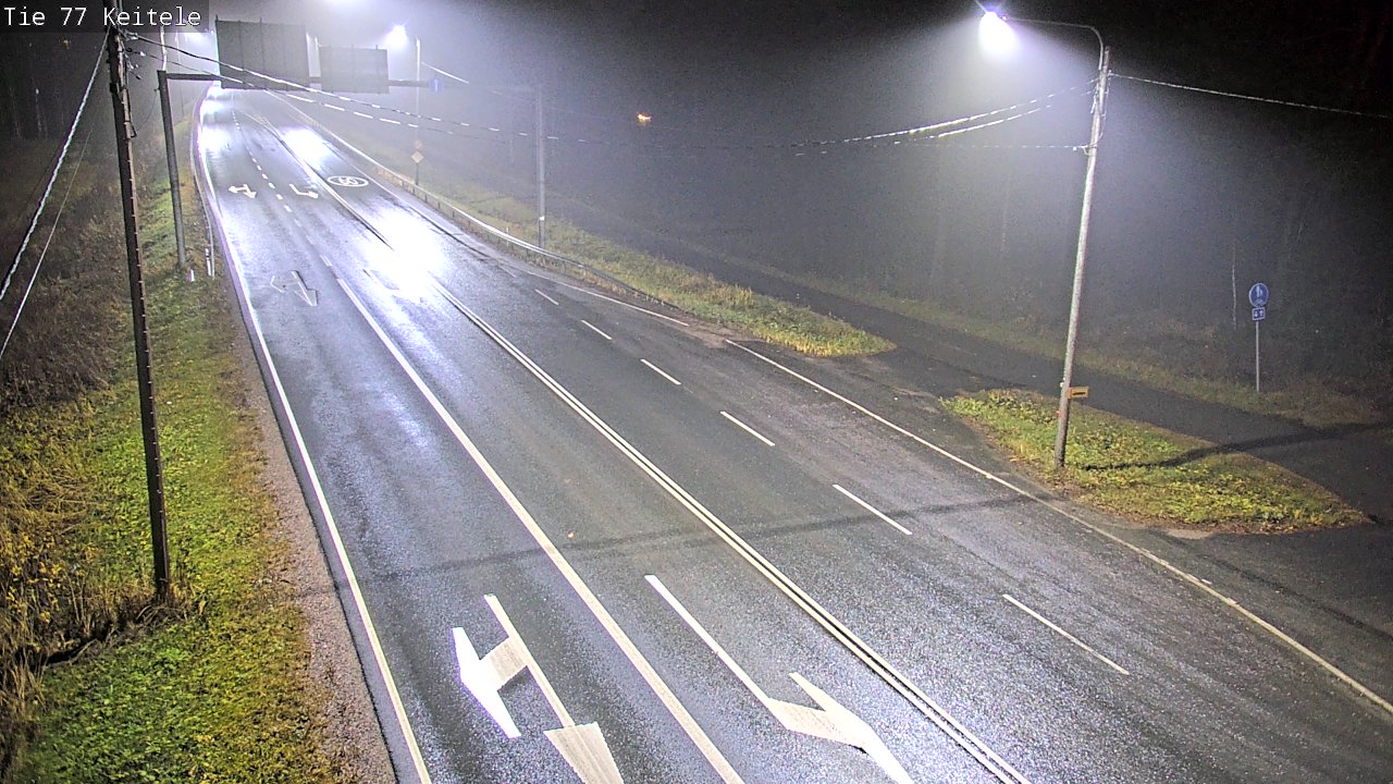 Weather Camera Image Road 77 Keitele, Keitele, Pohjois-Savo