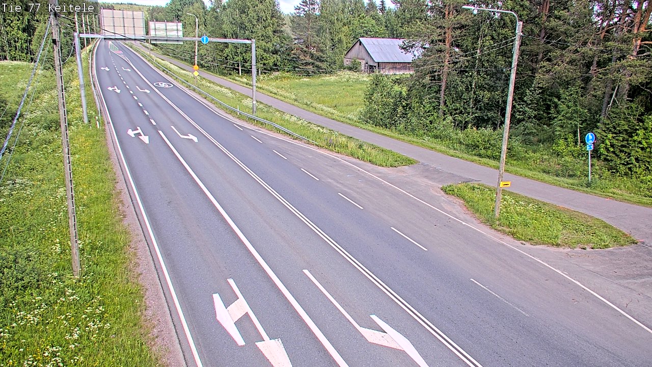 Kelikamerat Kuva Tie 77 Keitele, Keitele, Pohjois-Savo