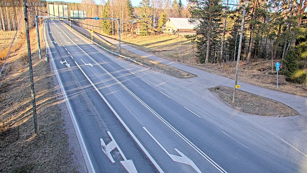 Weather Camera Image Väg 77 Keitele, Keitele, Pohjois-Savo