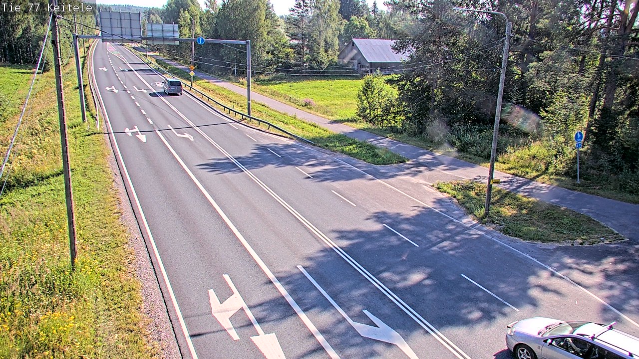 Weather Camera Image Road 77 Keitele, Keitele, Pohjois-Savo