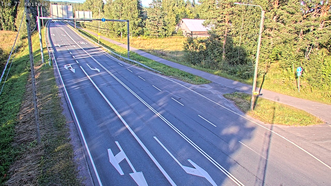 Weather Camera Image Road 77 Keitele, Keitele, Pohjois-Savo