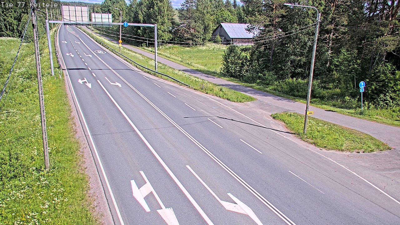 Kelikamerat Kuva Tie 77 Keitele, Keitele, Pohjois-Savo