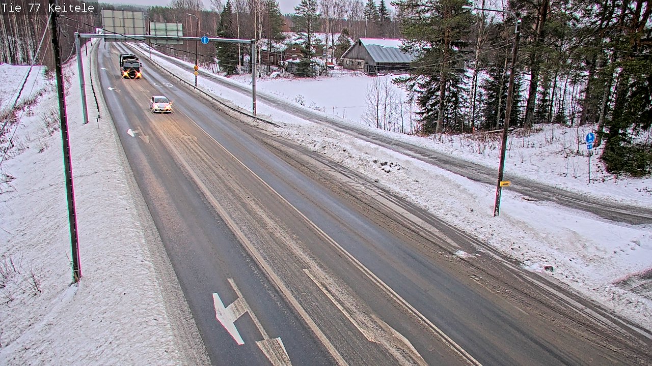 Weather Camera Image Väg 77 Keitele, Keitele, Pohjois-Savo