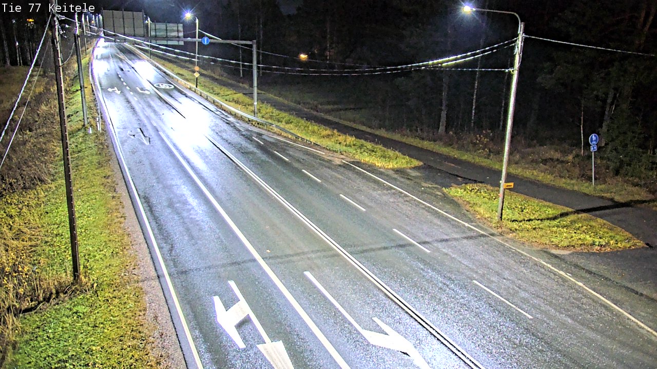 Weather Camera Image Road 77 Keitele, Keitele, Pohjois-Savo