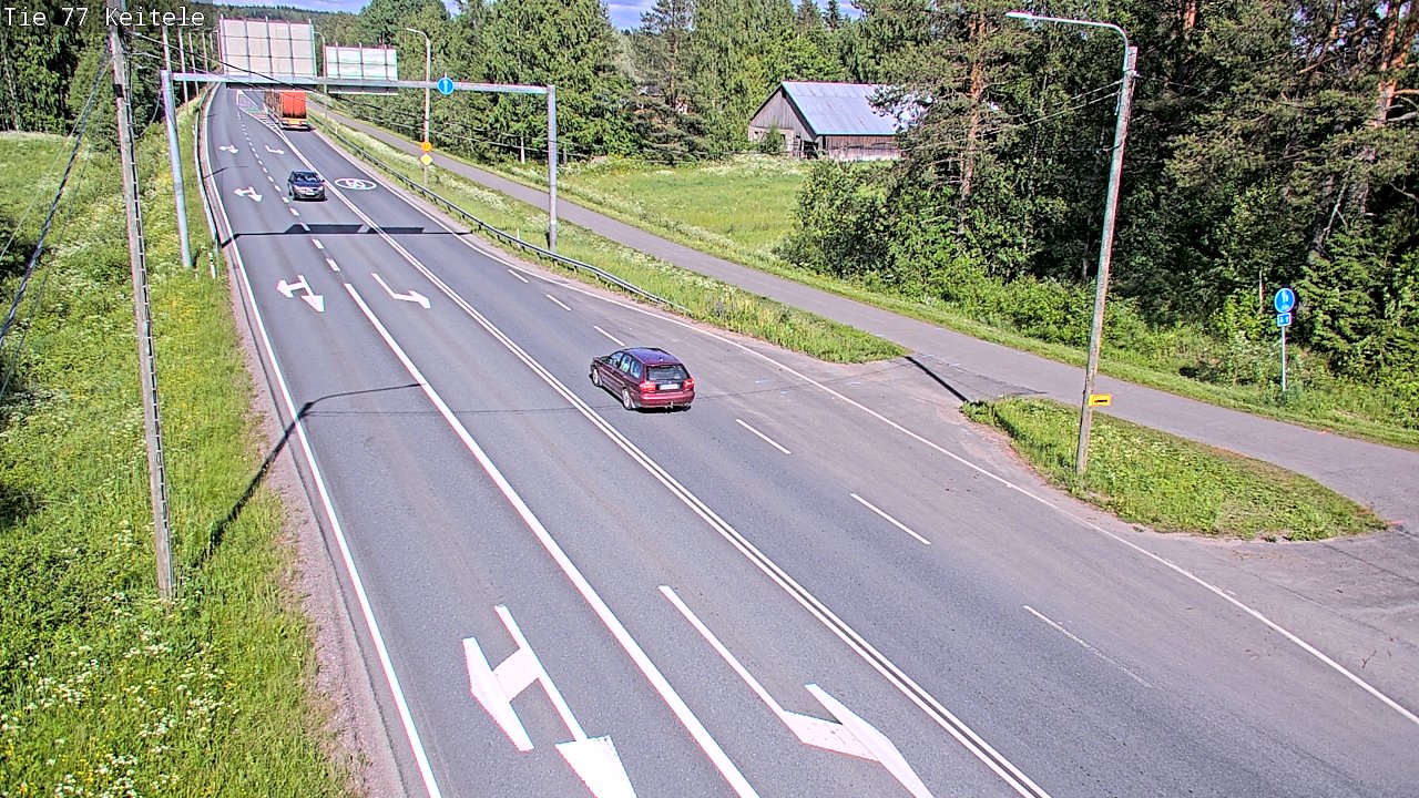 Kelikamerat Kuva Tie 77 Keitele, Keitele, Pohjois-Savo