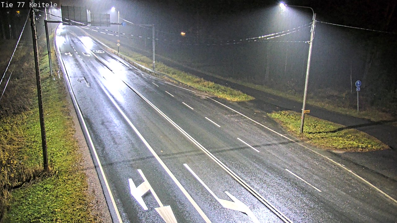Weather Camera Image Väg 77 Keitele, Keitele, Pohjois-Savo