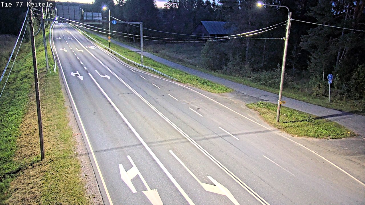 Weather Camera Image Road 77 Keitele, Keitele, Pohjois-Savo