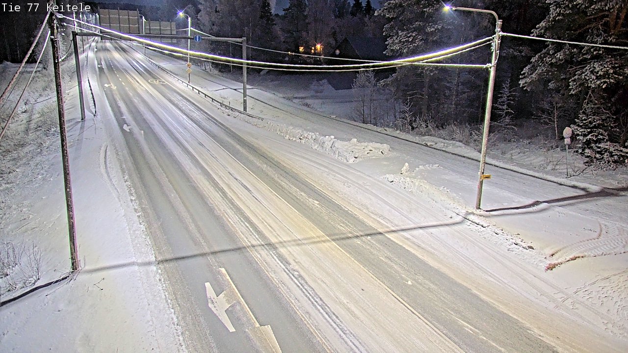 Weather Camera Image Väg 77 Keitele, Keitele, Pohjois-Savo