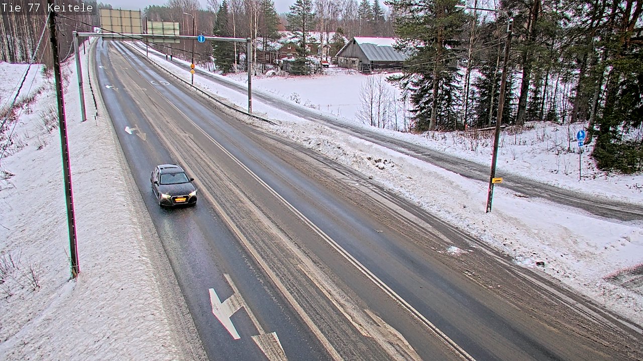 Weather Camera Image Väg 77 Keitele, Keitele, Pohjois-Savo