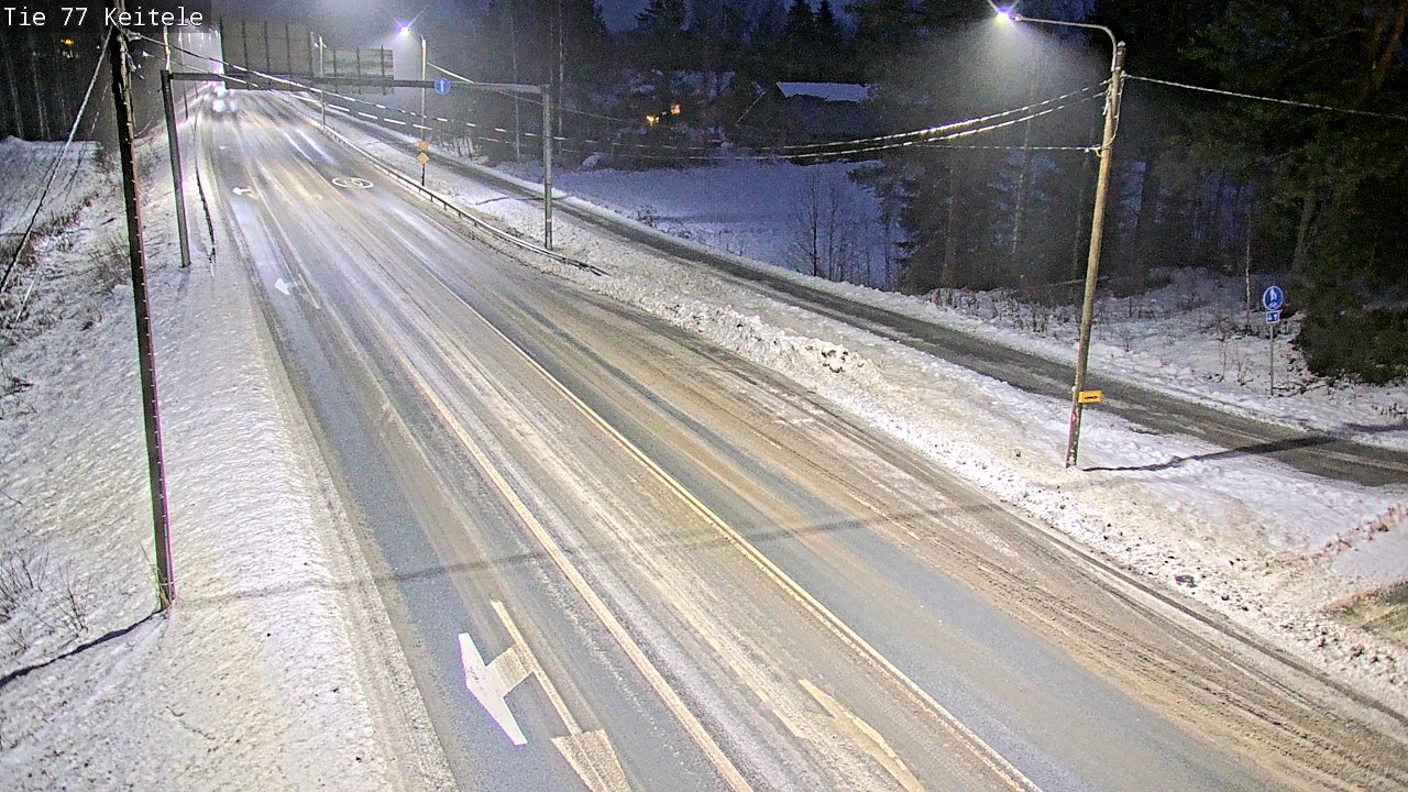 Weather Camera Image Väg 77 Keitele, Keitele, Pohjois-Savo