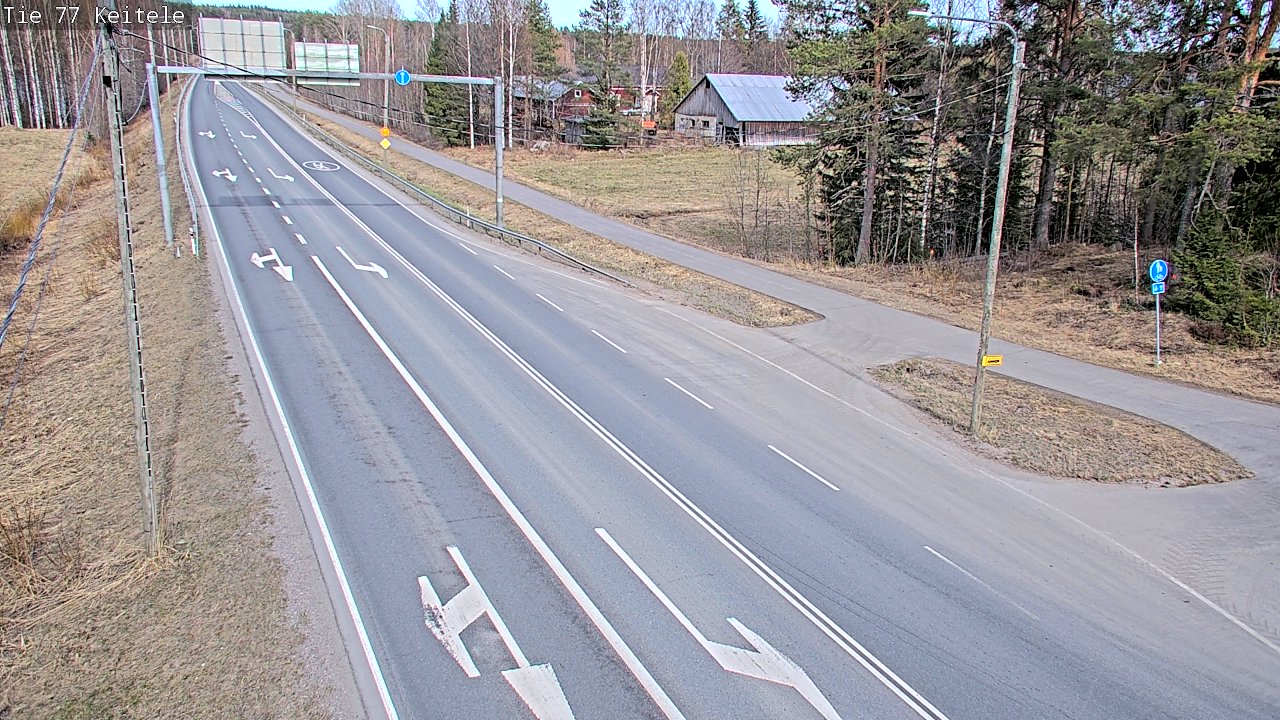 Weather Camera Image Väg 77 Keitele, Keitele, Pohjois-Savo