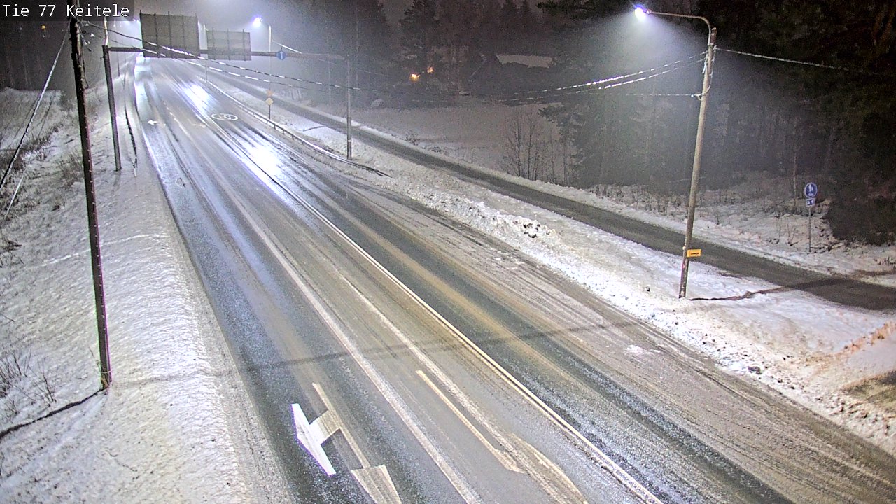 Weather Camera Image Väg 77 Keitele, Keitele, Pohjois-Savo