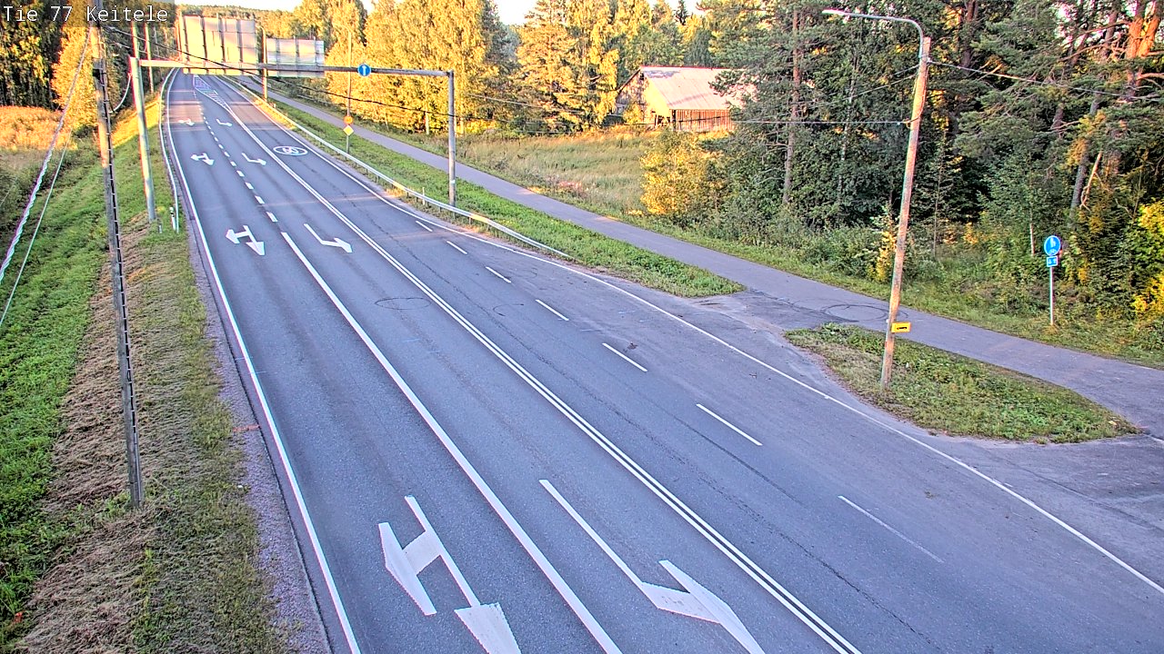 Weather Camera Image Road 77 Keitele, Keitele, Pohjois-Savo