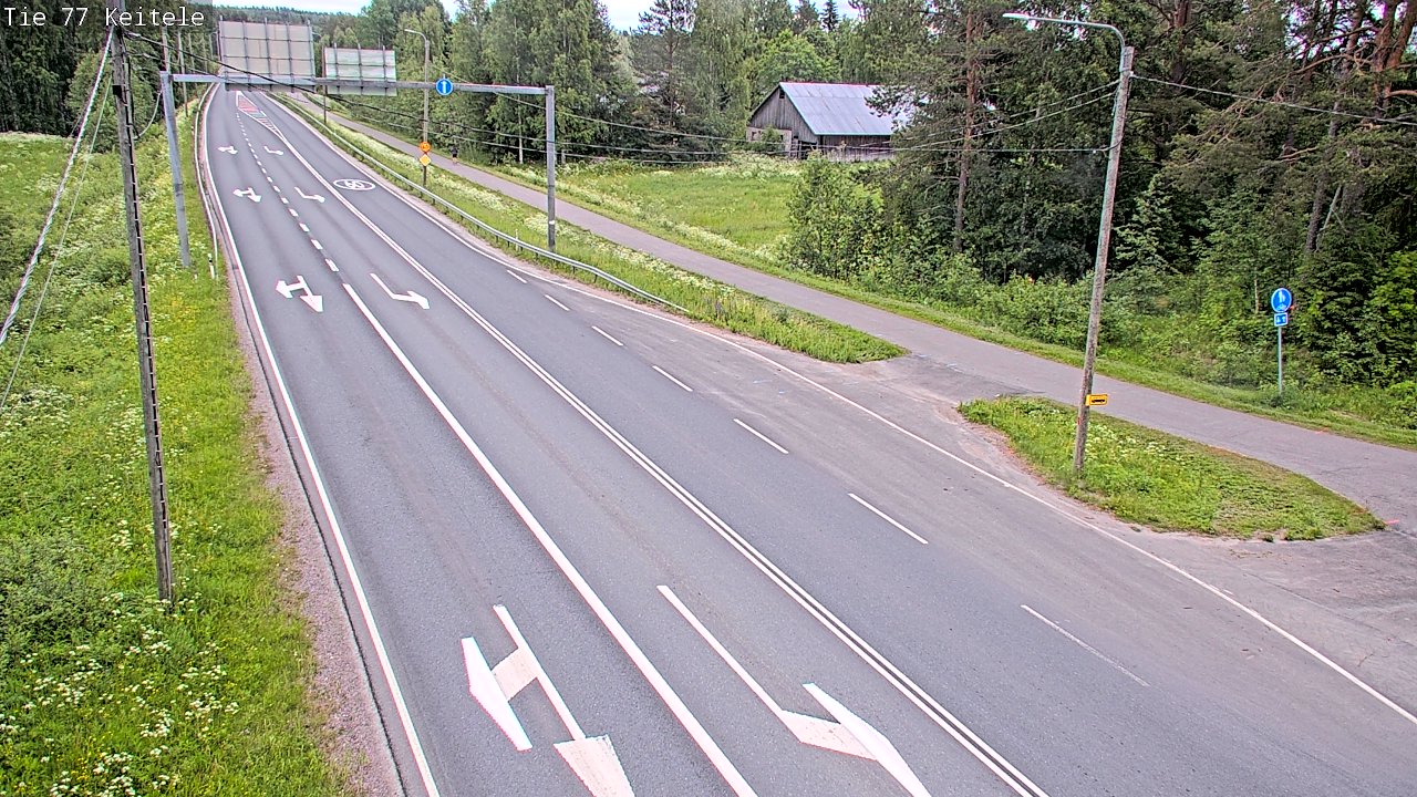 Kelikamerat Kuva Tie 77 Keitele, Keitele, Pohjois-Savo