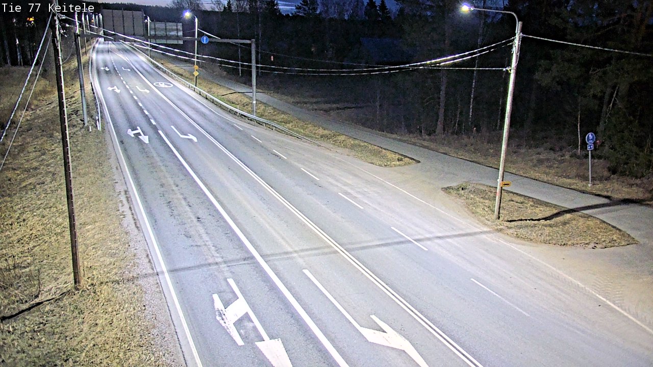 Weather Camera Image Road 77 Keitele, Keitele, Pohjois-Savo