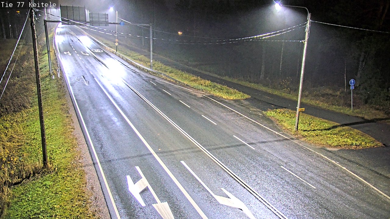 Weather Camera Image Road 77 Keitele, Keitele, Pohjois-Savo