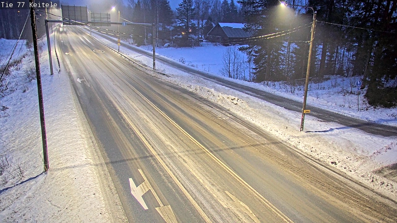 Weather Camera Image Väg 77 Keitele, Keitele, Pohjois-Savo