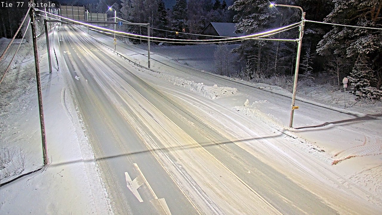 Weather Camera Image Road 77 Keitele, Keitele, Pohjois-Savo