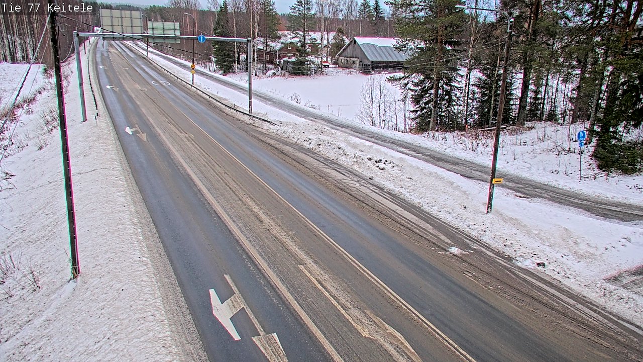 Weather Camera Image Väg 77 Keitele, Keitele, Pohjois-Savo