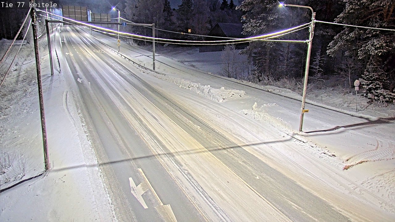 Weather Camera Image Väg 77 Keitele, Keitele, Pohjois-Savo