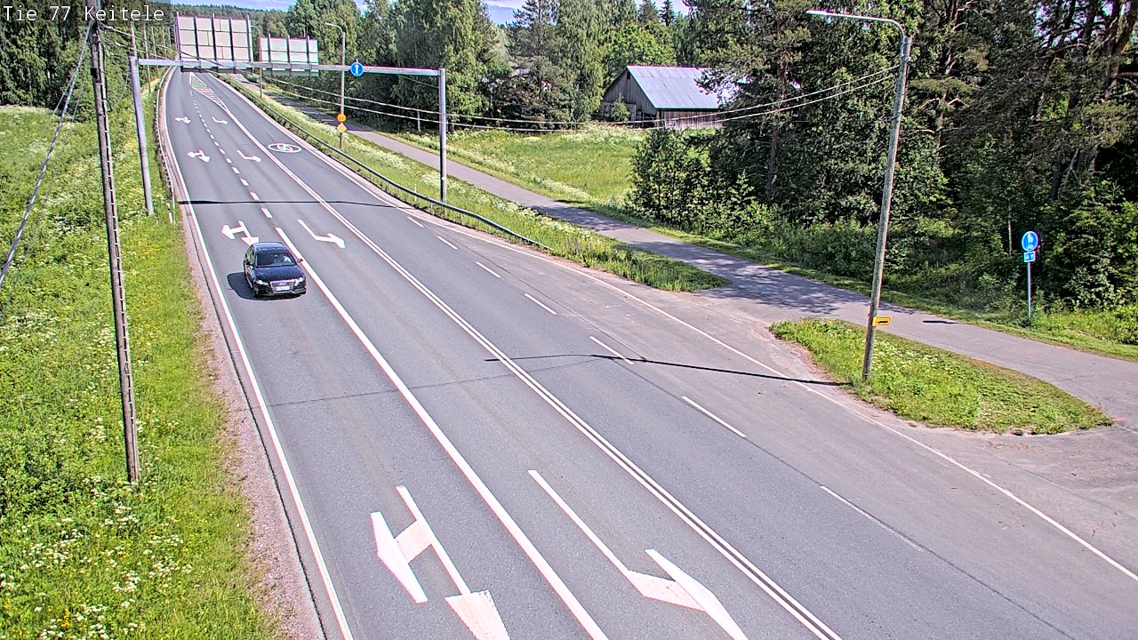 Kelikamerat Kuva Tie 77 Keitele, Keitele, Pohjois-Savo