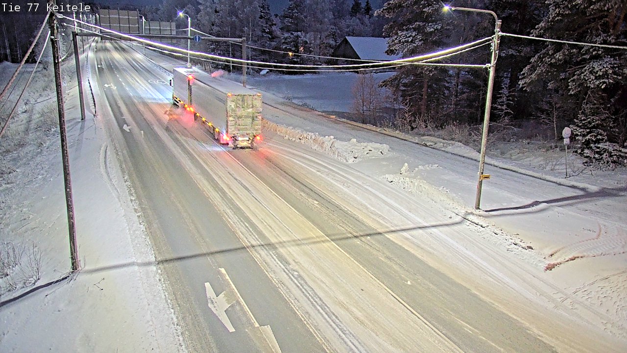Weather Camera Image Väg 77 Keitele, Keitele, Pohjois-Savo