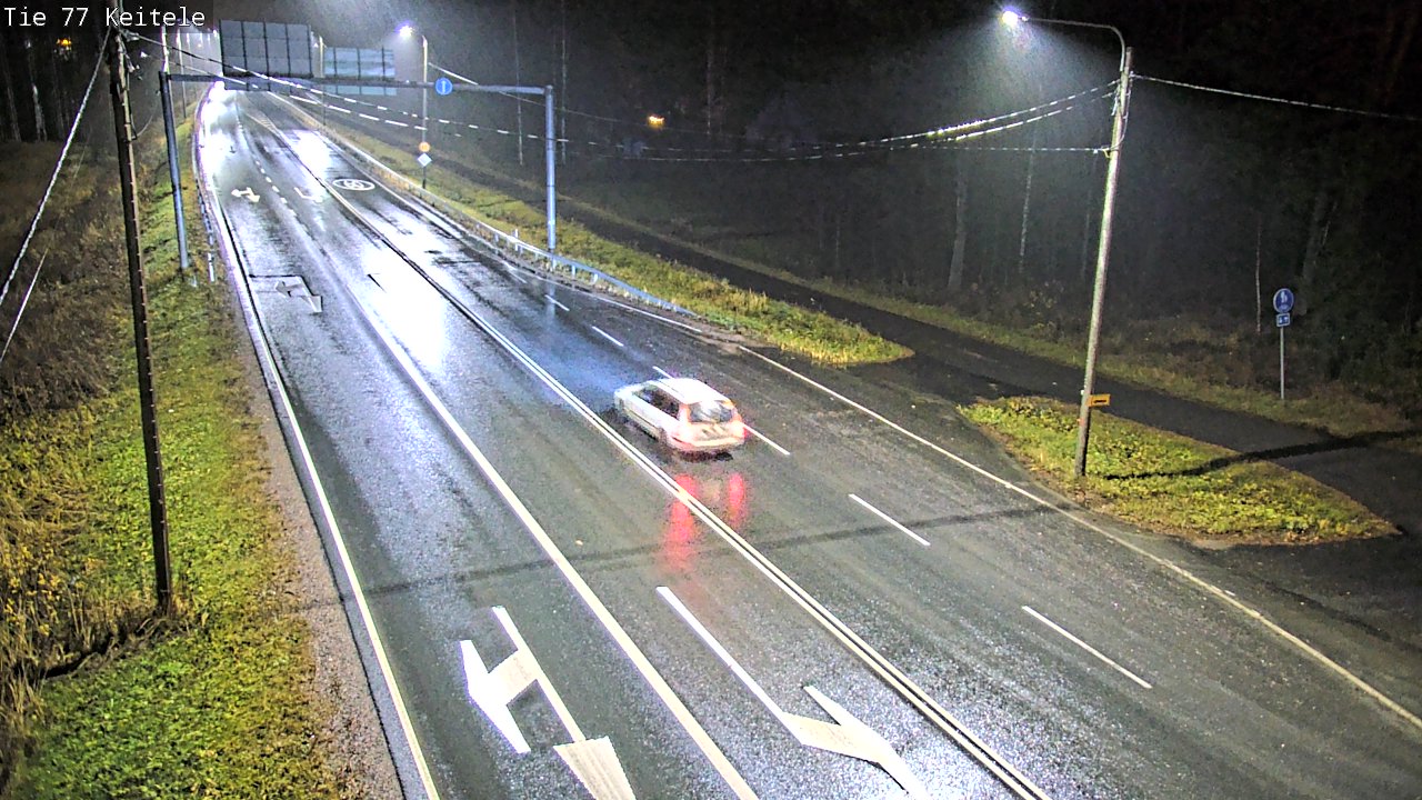Weather Camera Image Väg 77 Keitele, Keitele, Pohjois-Savo