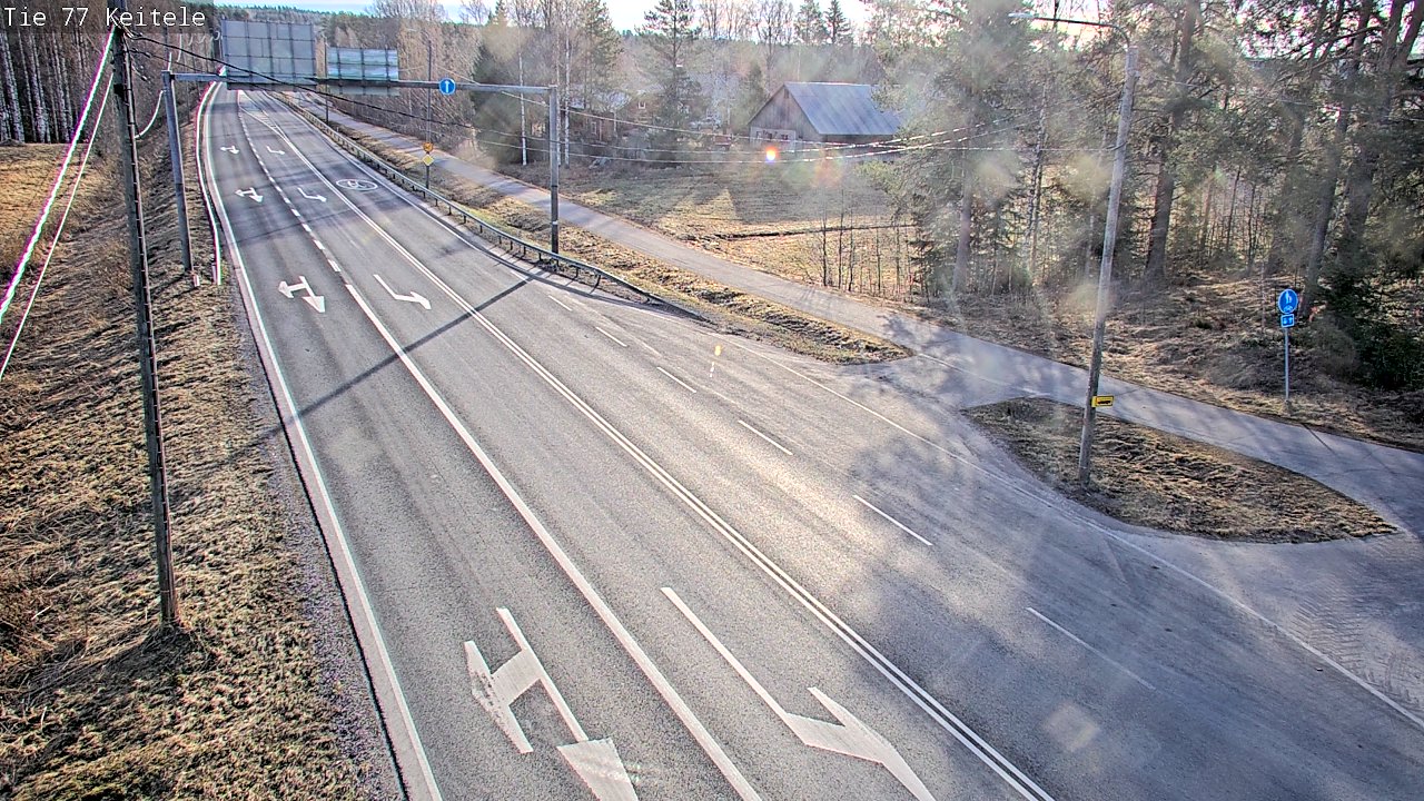 Weather Camera Image Väg 77 Keitele, Keitele, Pohjois-Savo