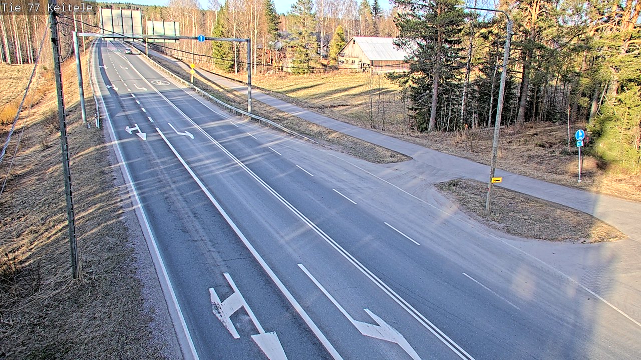 Weather Camera Image Väg 77 Keitele, Keitele, Pohjois-Savo
