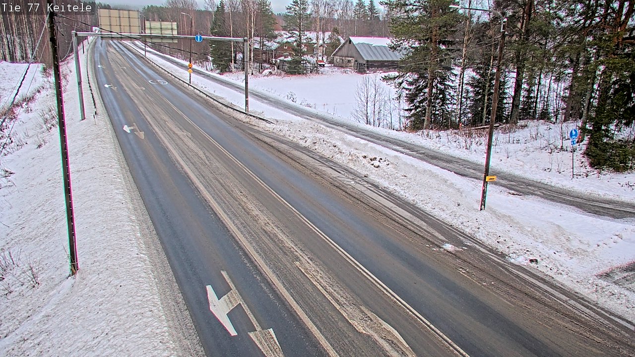 Weather Camera Image Väg 77 Keitele, Keitele, Pohjois-Savo