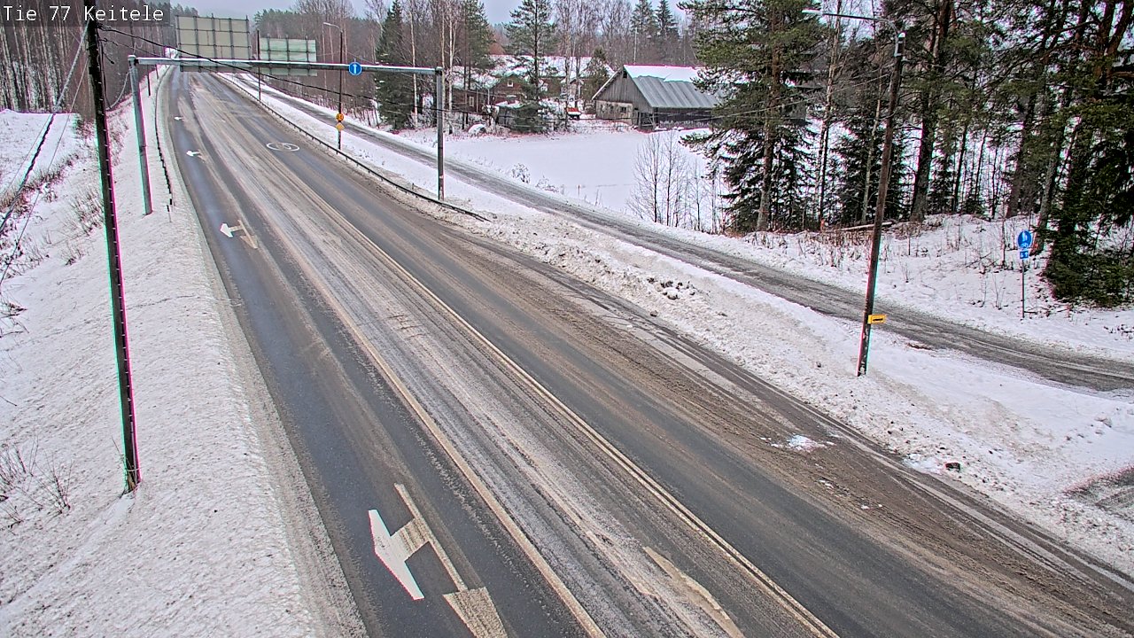 Weather Camera Image Väg 77 Keitele, Keitele, Pohjois-Savo