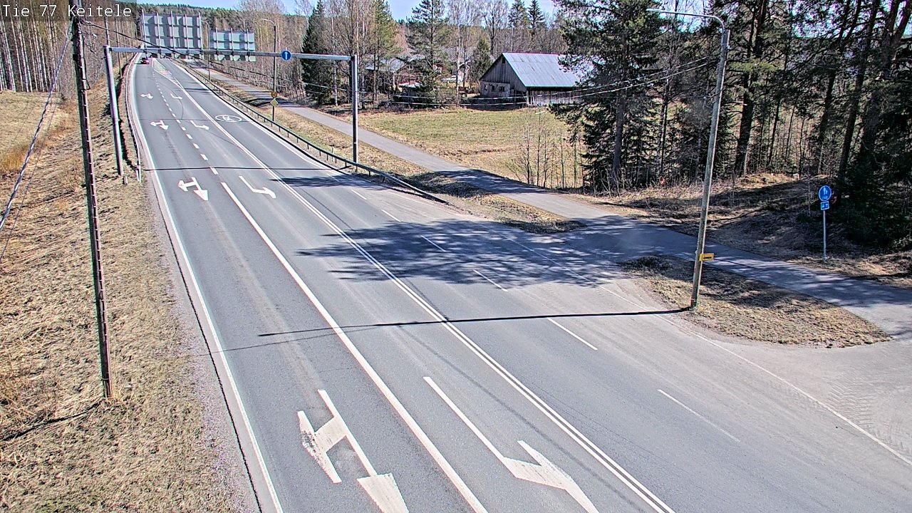 Weather Camera Image Road 77 Keitele, Keitele, Pohjois-Savo