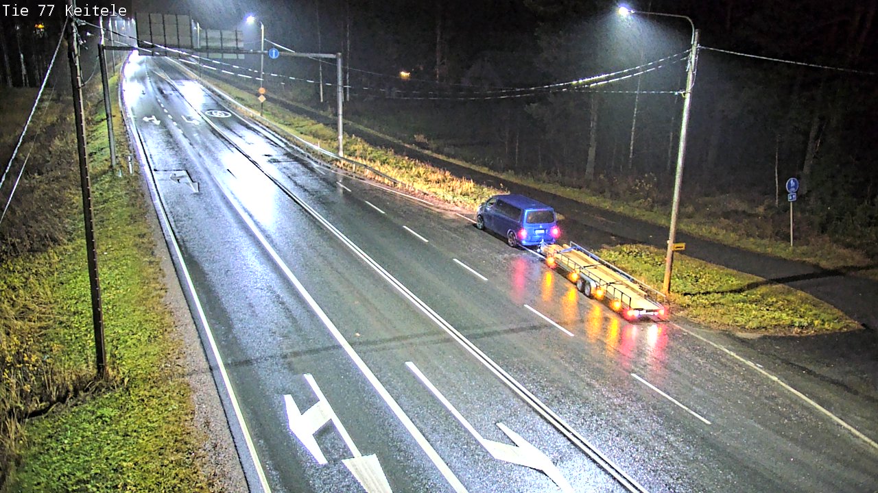 Weather Camera Image Väg 77 Keitele, Keitele, Pohjois-Savo