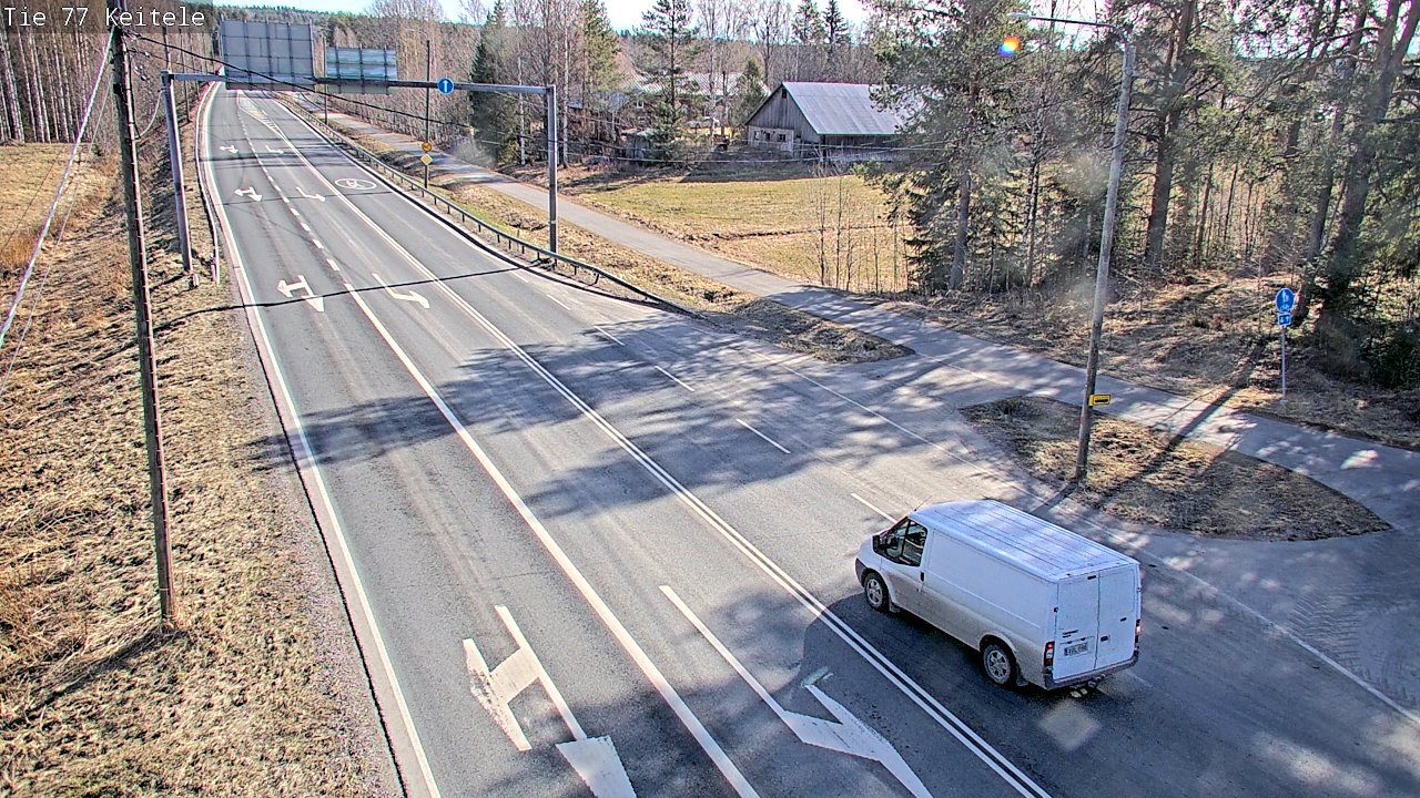 Weather Camera Image Väg 77 Keitele, Keitele, Pohjois-Savo