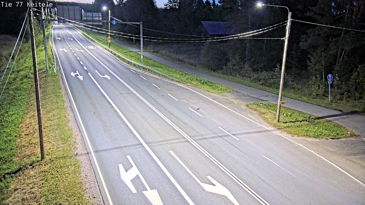Weather Camera Image Road 77 Keitele, Keitele, Pohjois-Savo