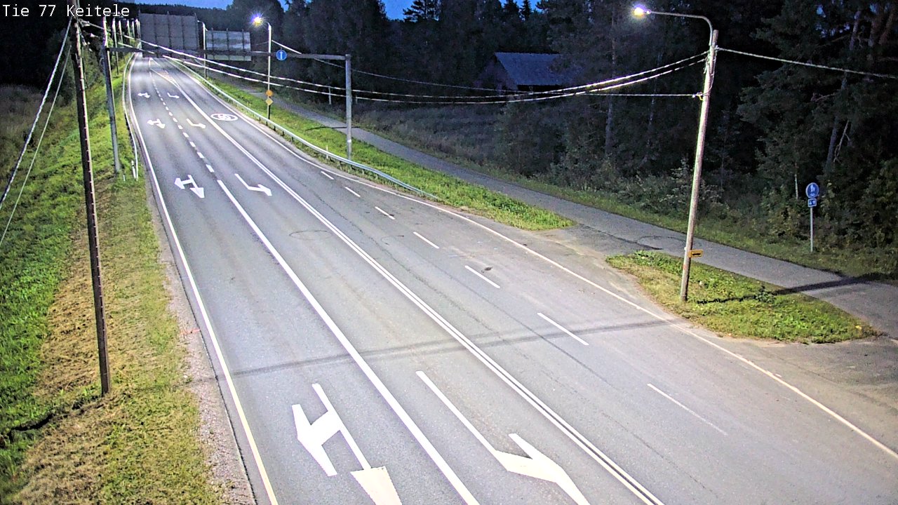 Weather Camera Image Road 77 Keitele, Keitele, Pohjois-Savo