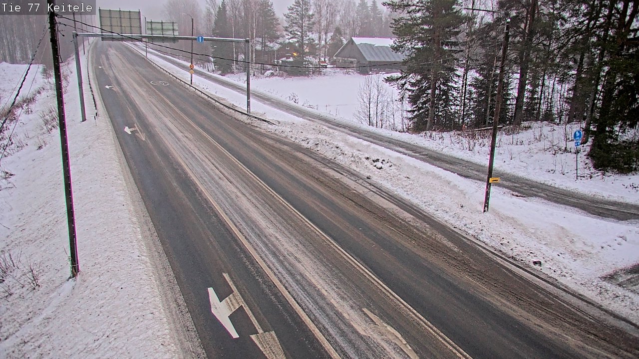 Weather Camera Image Väg 77 Keitele, Keitele, Pohjois-Savo