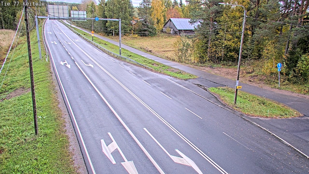 Weather Camera Image Road 77 Keitele, Keitele, Pohjois-Savo