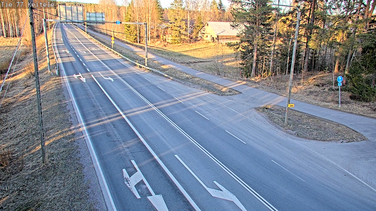 Weather Camera Image Väg 77 Keitele, Keitele, Pohjois-Savo