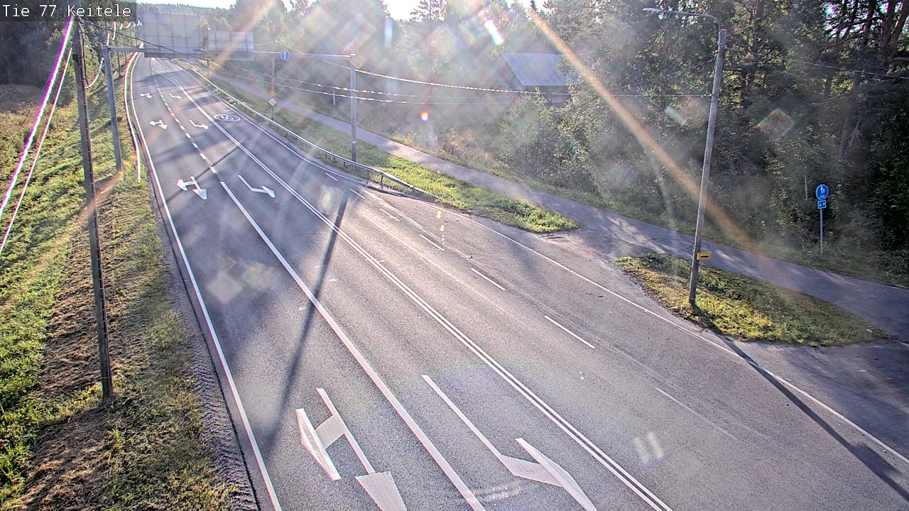 Weather Camera Image Road 77 Keitele, Keitele, Pohjois-Savo