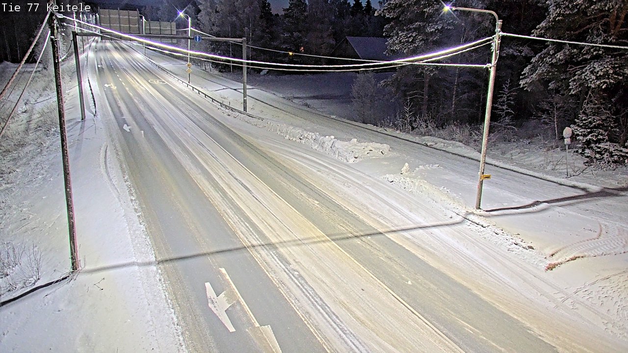 Weather Camera Image Road 77 Keitele, Keitele, Pohjois-Savo